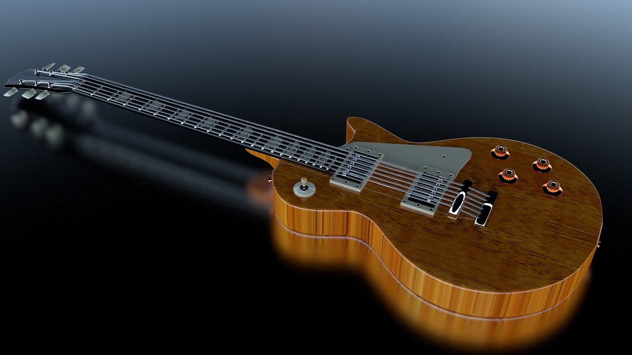 guitar, 3d, blender, modelization, olivier, girard, youtube, youtube, youtube, youtube, youtube, youtube
